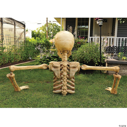 GIANT Up to 10 Ft Wide Skeleton Grave Breaker Outdoor Halloween Spirit Prop 2025