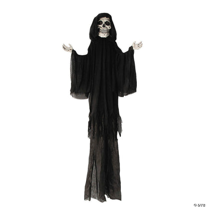8 Ft Hooded Spirit Reaper Halloween Decoration Haunted House Outdoor Prop 2025