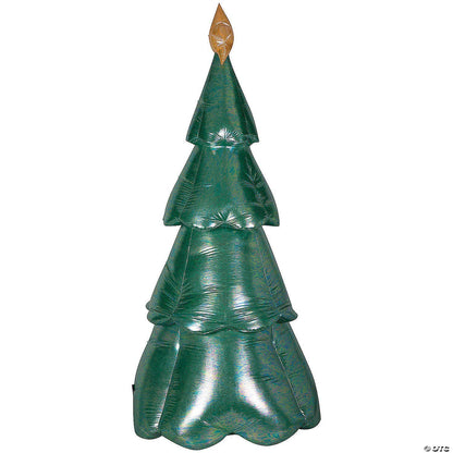 90" Lighted Christmas Tree Inflatable Iridescent Fabric