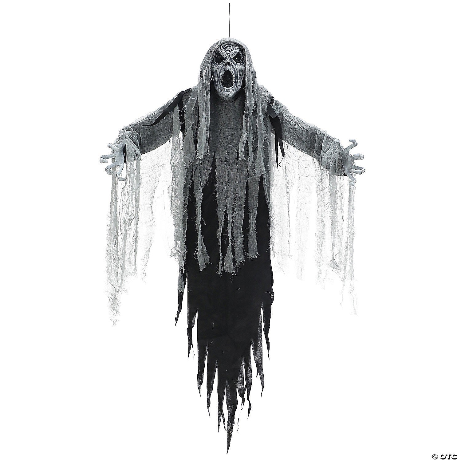 Life Size Ghostly Howling Phantom Animated Halloween Outdoor Decor Haunted Prop