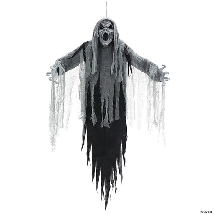 Life Size Ghostly Howling Phantom Animated Halloween Outdoor Decor Haunted Prop