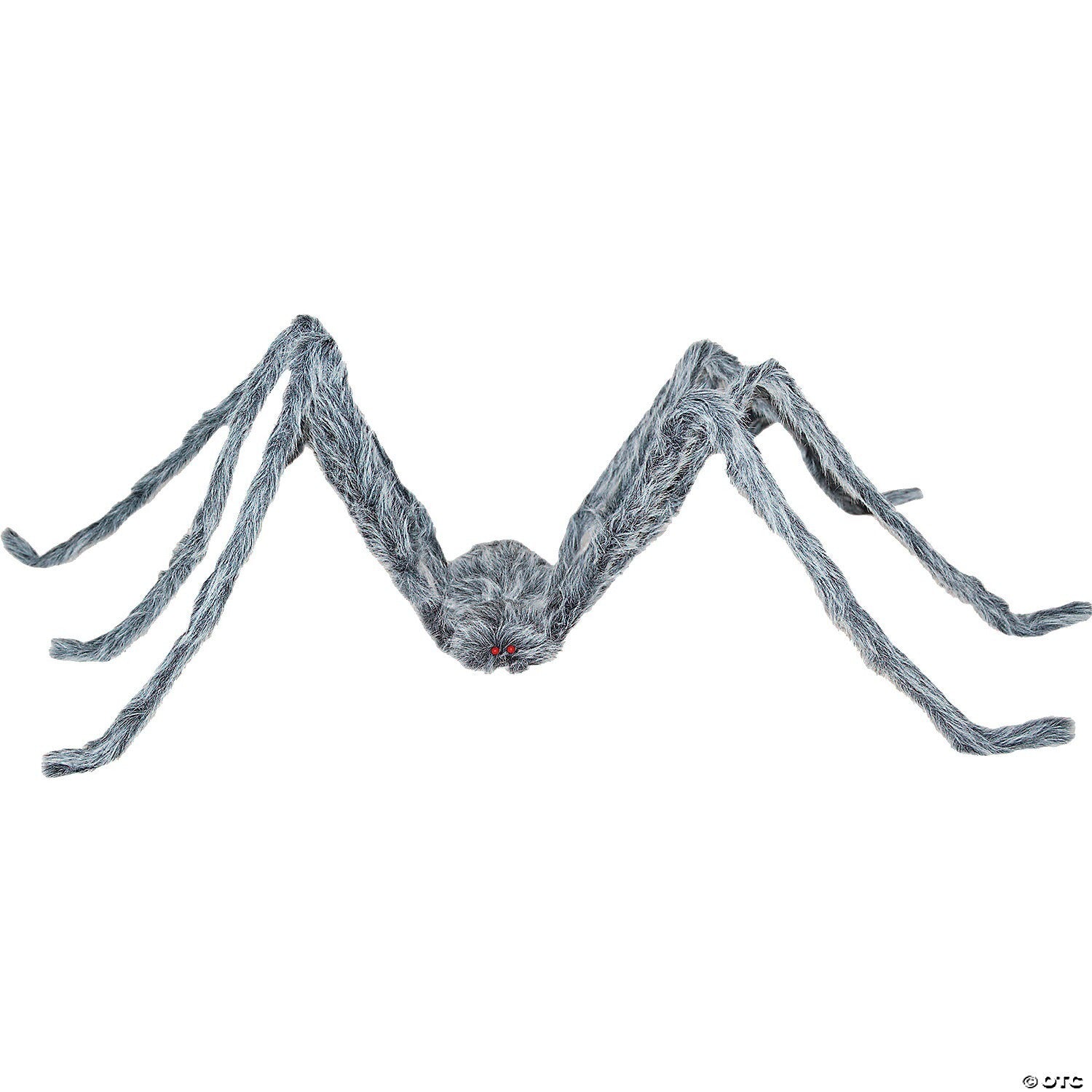 GIANT 86" Gray Spider Posable Halloween Haunted Outdoor Decoration Yard Prop