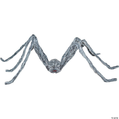 GIANT 86" Gray Spider Posable Halloween Haunted Outdoor Decoration Yard Prop
