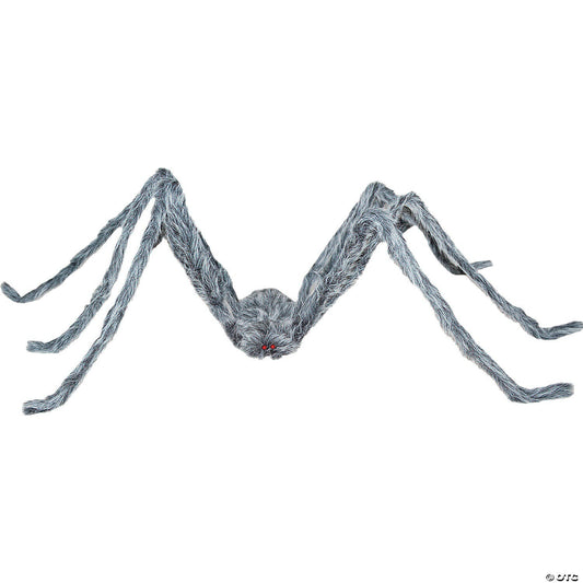 GIANT 86" Gray Spider Posable Halloween Haunted Outdoor Decoration Yard Prop