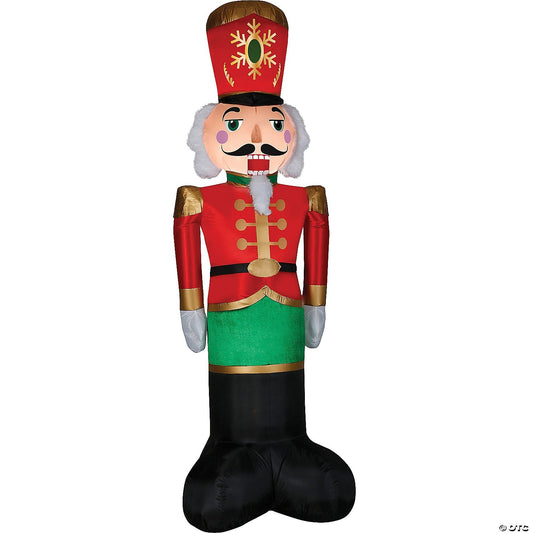 GIANT! 96" Nutcracker Inflatable Christmas Outdoor Yard Decoration LED Lighted