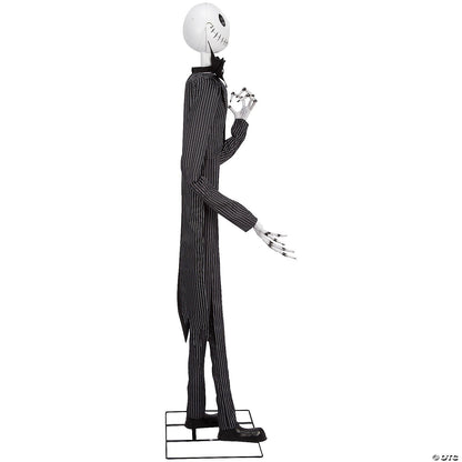 LifeSize 6.5 Ft Jack Skellington Animated Halloween Decor Haunt Prop Yard Porch