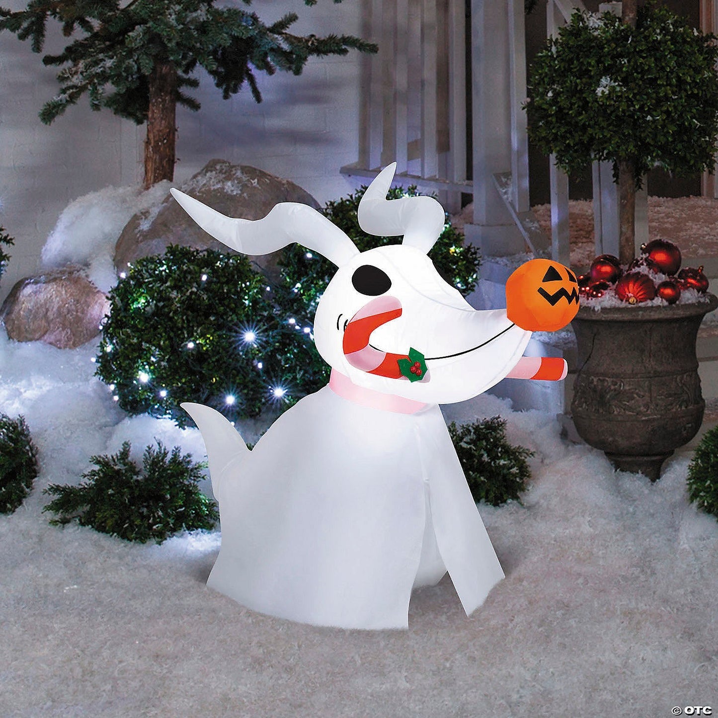 54" Zero w CandyCane Nightmare Before Christmas Inflatable