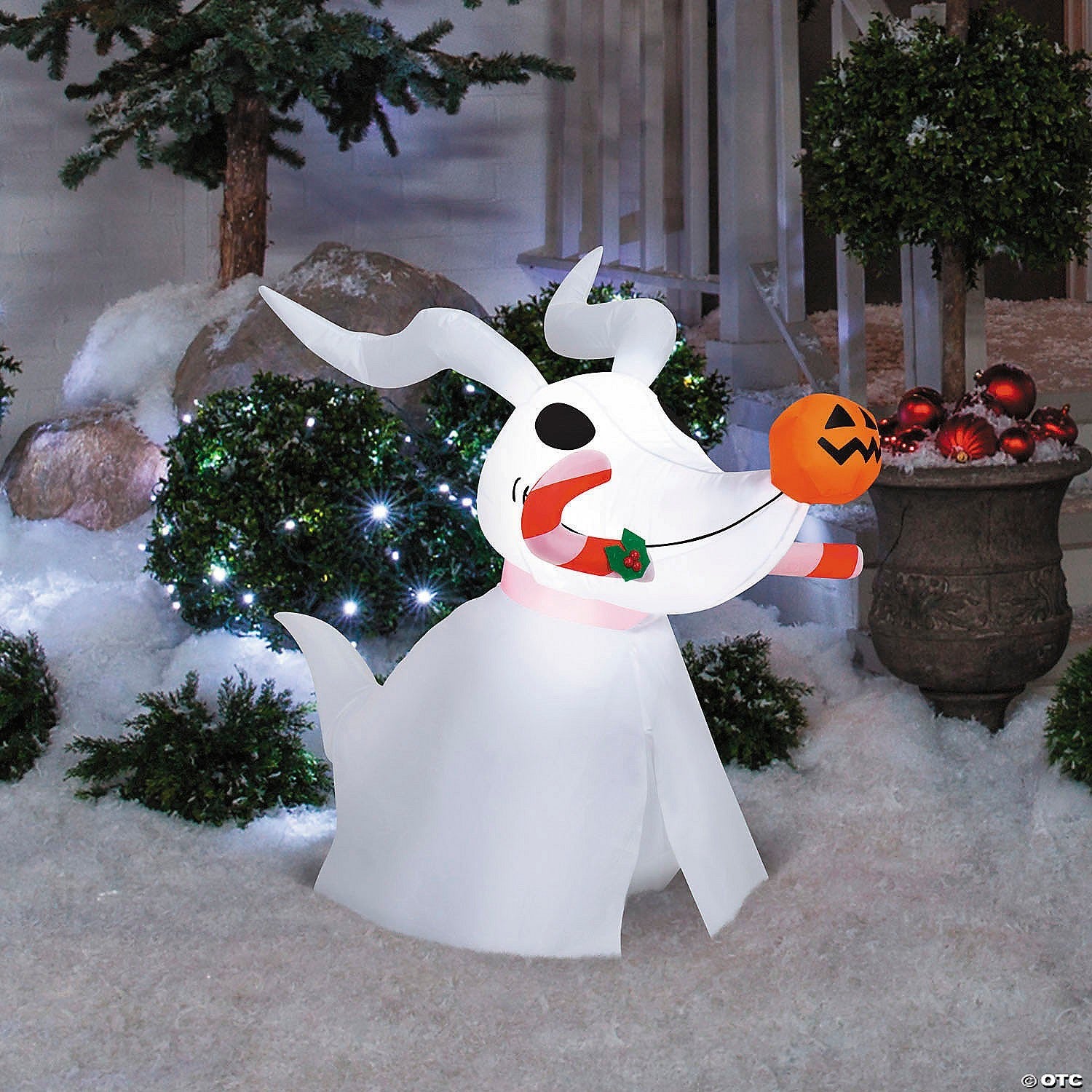 54" Zero w CandyCane Nightmare Before Christmas Inflatable