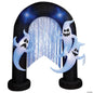 Ghost Archway Lightshow w Blacklight Inflatable Outdoor Halloween Yard Airblown