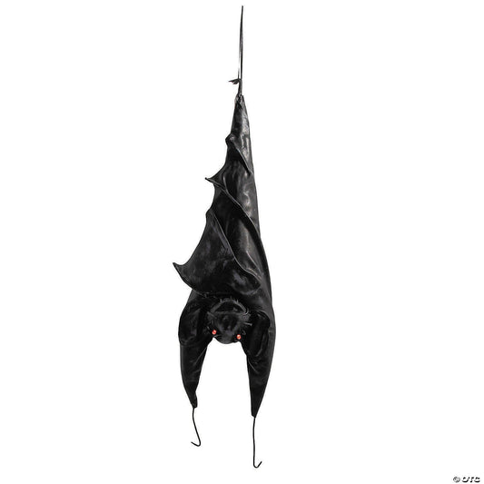 2 Ft Upside Down Animated Hanging Bat Halloween Haunted Prop Decoration Spirit