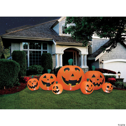 102" Pumpkin Patch Inflatable Outdoor Halloween Yard Decoration Airblown Prop