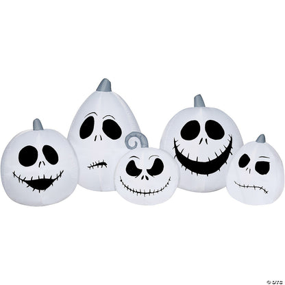 40" Jack Nightmare Christmas Pumpkins Inflatable Outdoor Halloween Yard Decor