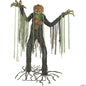 LifeSize 7 Ft Root of Evil Scarecrow Pumpkin Animatronic Halloween Haunt Prop
