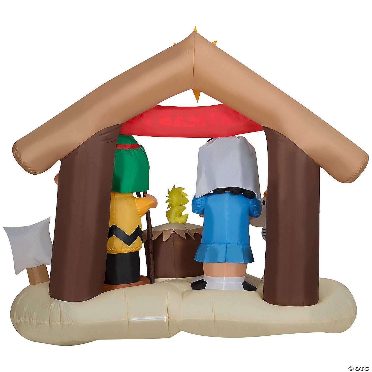 5.8 Ft Charlie Brown Nativity Peanuts Outdoor Christmas Inflatable Yard Decor