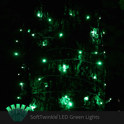 St. Patricks Day Green LED Lights String Soft Twinkle TM Animated Christmas