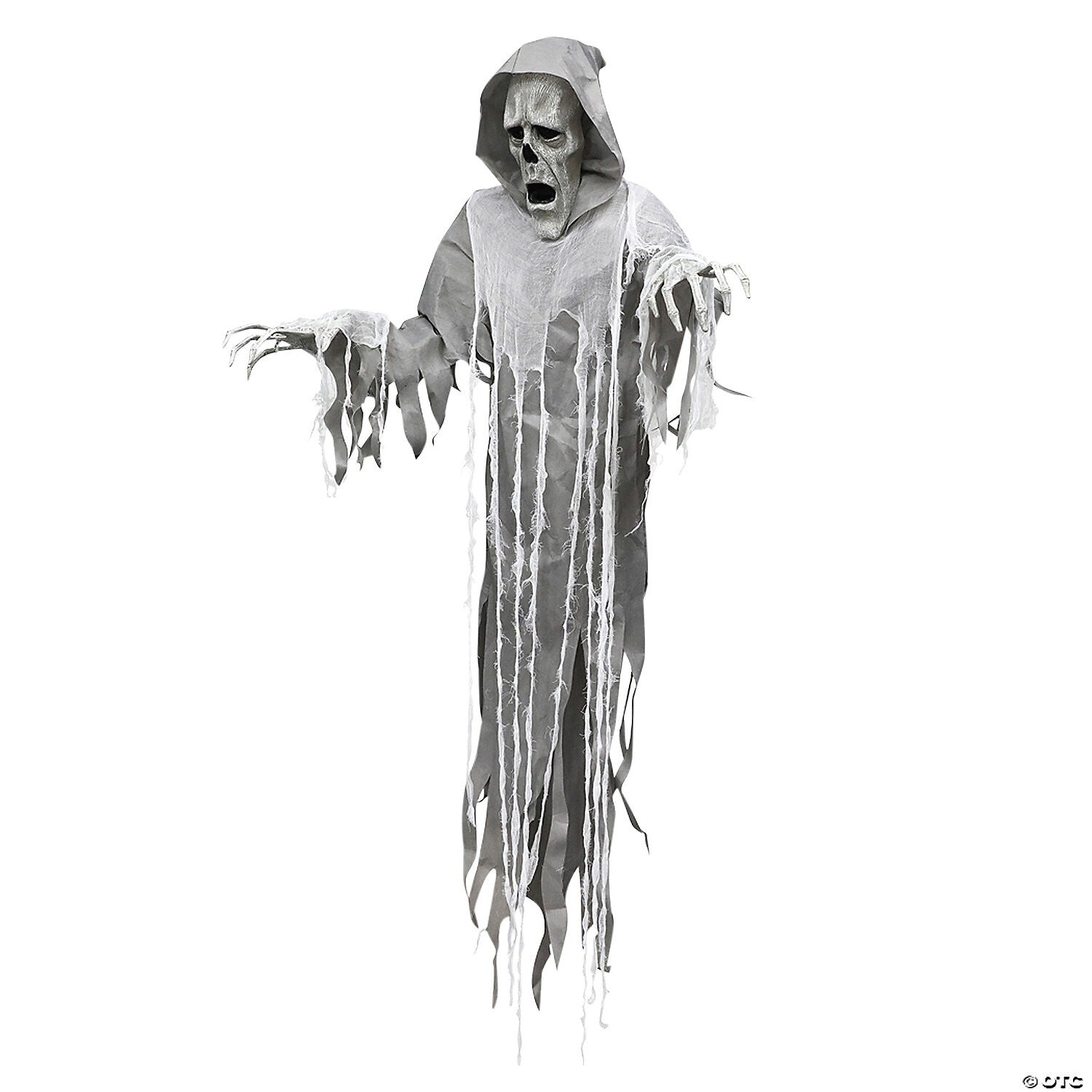 See Video! Life Size 6 Ft Hanging Phantom Ghost Animated Halloween Haunt Prop