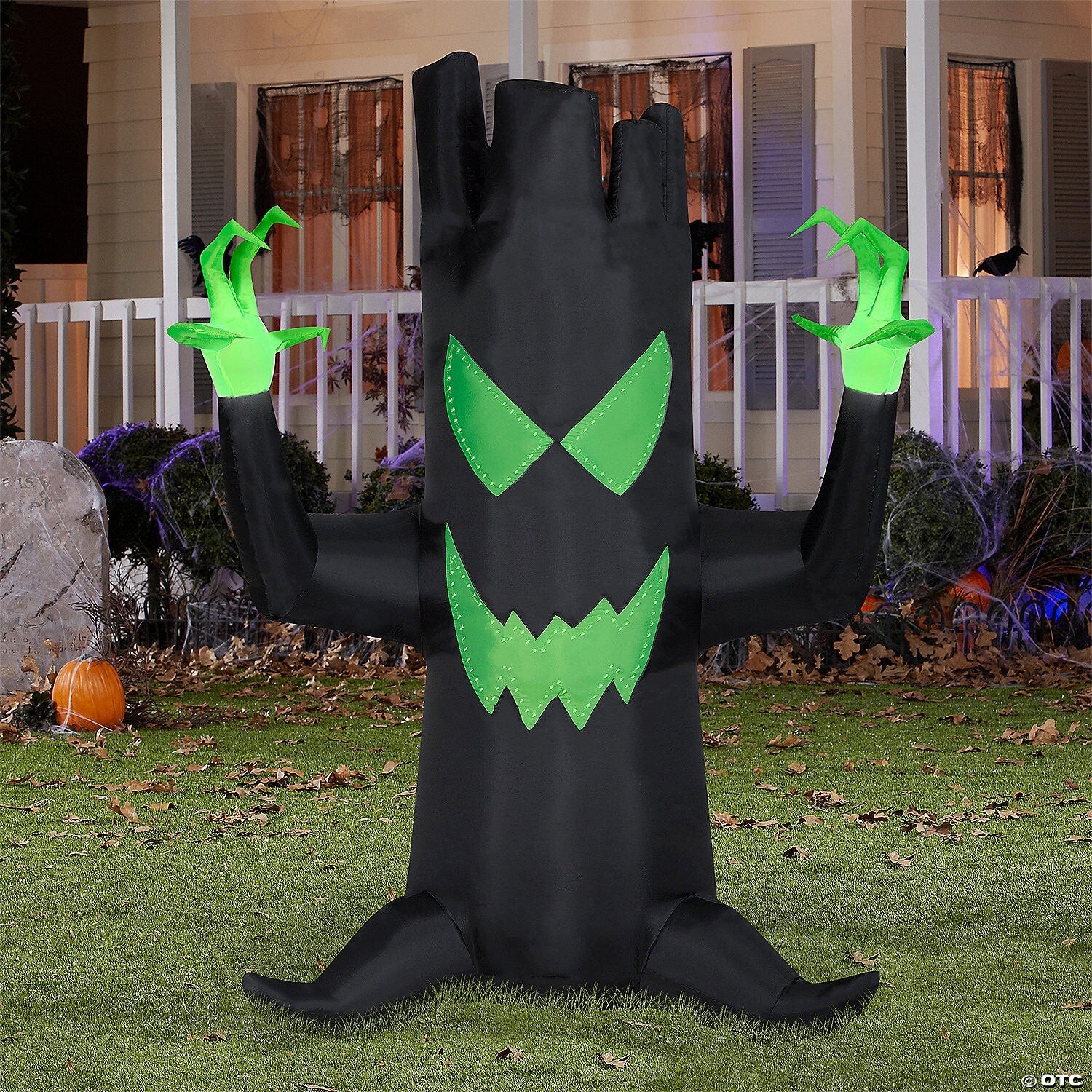 83" Haunted Tree Inflatable Outdoor Halloween Yard Decoration Airblown Lighted