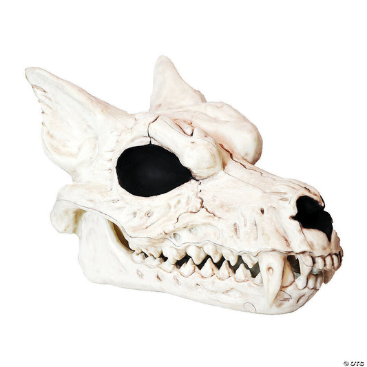 Werewolf Skull Outdoor Halloween Home Haunted Decoration Skeleton Dog Prop