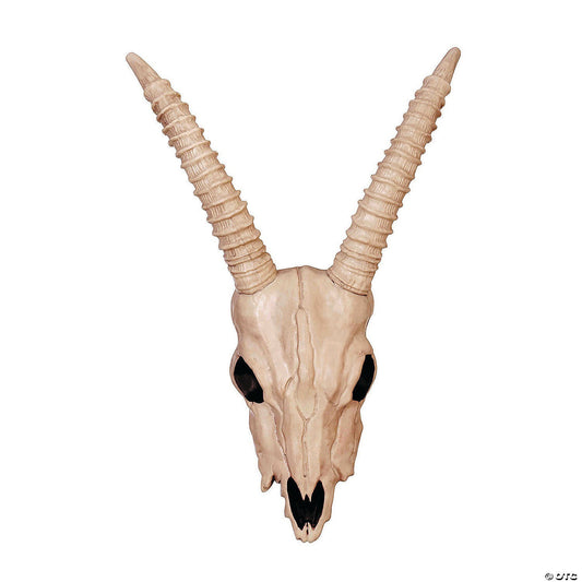 18" Gazelle Skeleton Skull Lighted Halloween Decoration Haunt Prop Wall Hanging