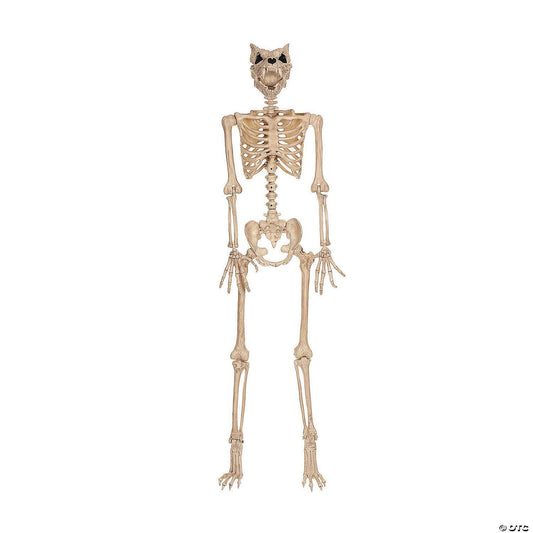 5 Ft Werewolf Skeleton Posable Halloween Spirit Outdoor Decoration Haunted Prop