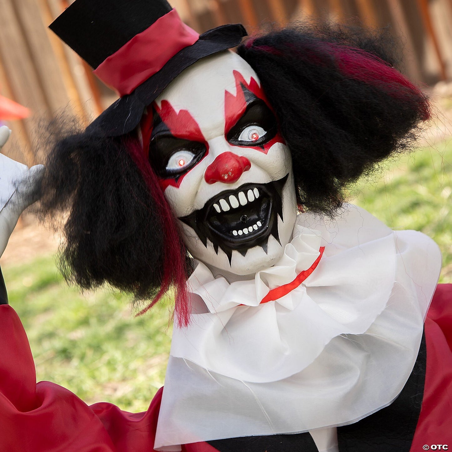 See Video! Groundbreaker Moving Clown Circus Animated Halloween Haunt Yard Prop