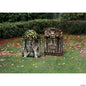 Set of 2 Life Size 22" Tombstones Outdoor Halloween Yard Haunted Decor Prop