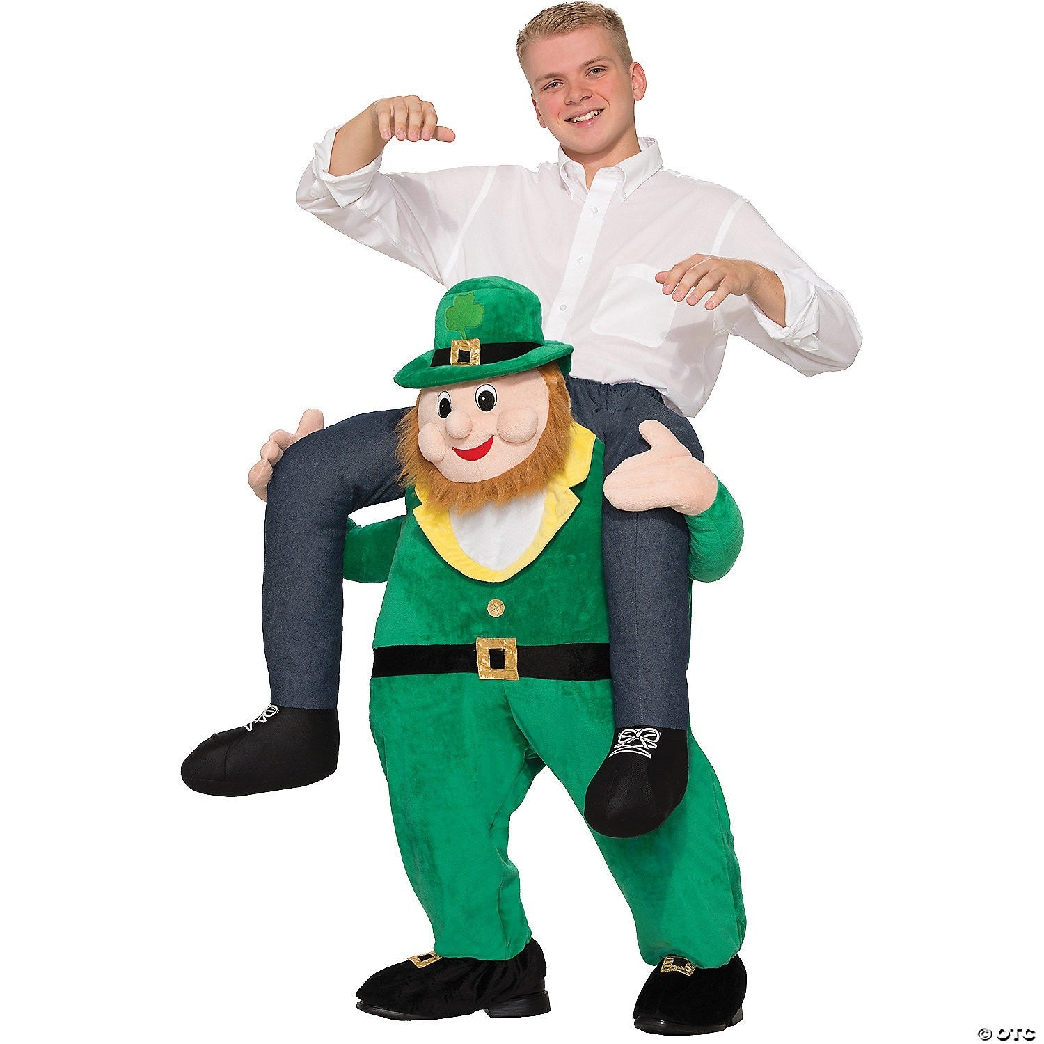 Leprechaun Carrying Adult Costume St Patricks Day Accessory Party Unisex One Sz