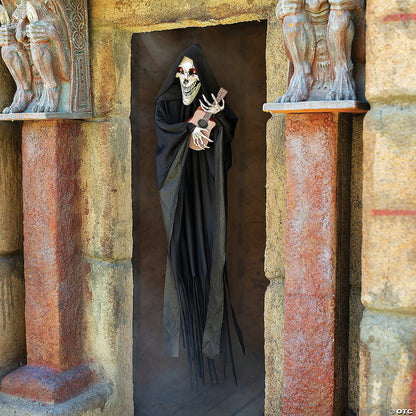 Reaper Ghost w Guitar Animated Halloween Decoration Outdoor Haunted Yard Prop