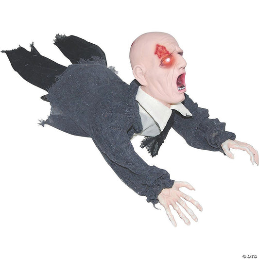 See Video! Crawling Zombie Animated Halloween Decoration Outdoor Haunt Yard Prop