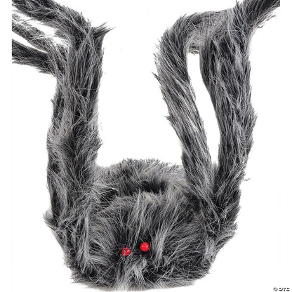 GIANT 86" Gray Spider Posable Halloween Haunted Outdoor Decoration Yard Prop