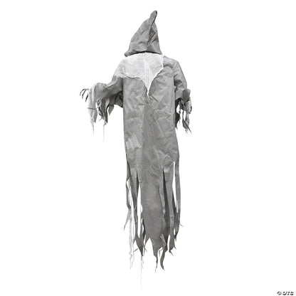 See Video! Life Size 6 Ft Hanging Phantom Ghost Animated Halloween Haunt Prop