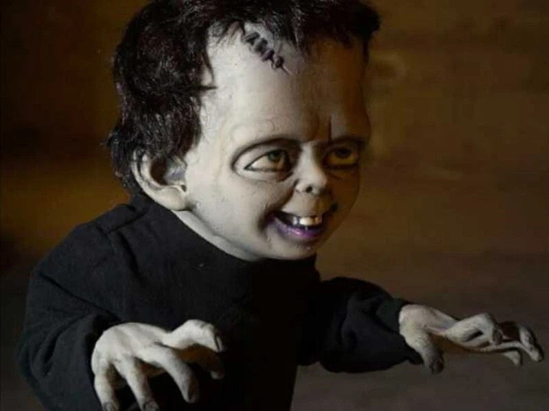 Frankie Monster Kid Distortions Halloween Decoration Haunt Making Monsters Prop