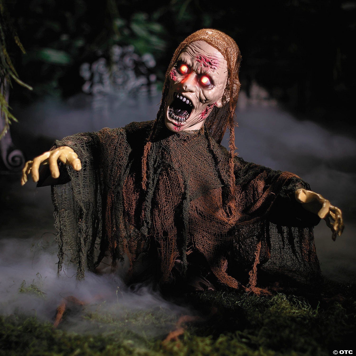 47" Animated Zombie Groundbreaker Spirit Corpse Halloween Decor Haunt Prop 2025