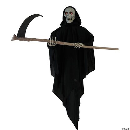 3 Ft Hanging Reaper Animated Halloween Decoration Outdoor Haunt Yard Prop Grave