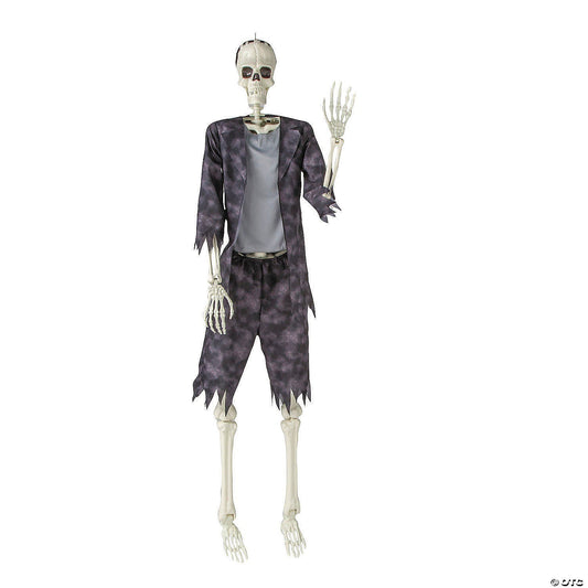 LifeSize 6 Ft Frankenstein Skeleton Posable Halloween Outdoor Decor Haunt Prop