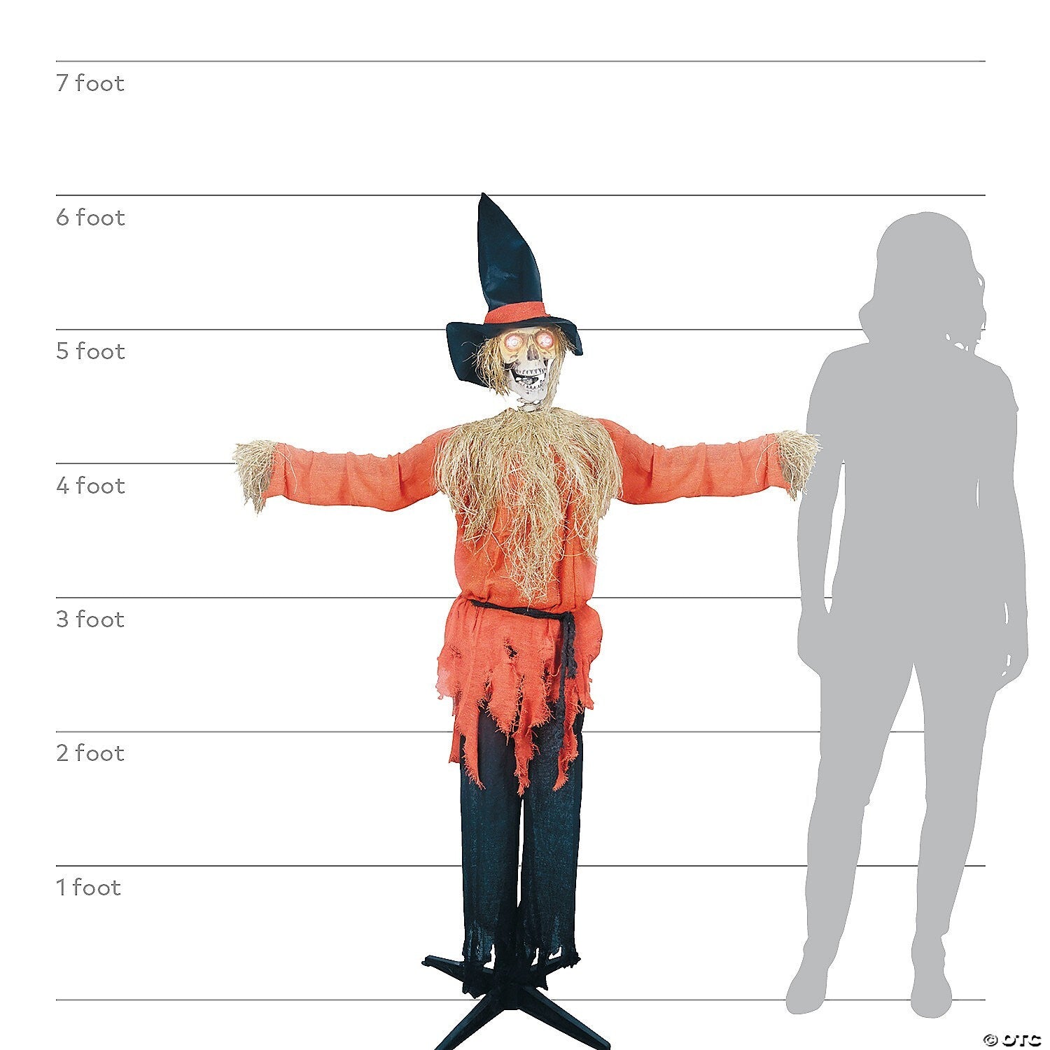 See Video! 6' Life Size Talking Skeleton Scarecrow Animated Halloween Haunt Prop
