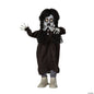 See Video! 3 Ft Animated Doll Black White Halloween Decor Haunt Talk Prop Addams