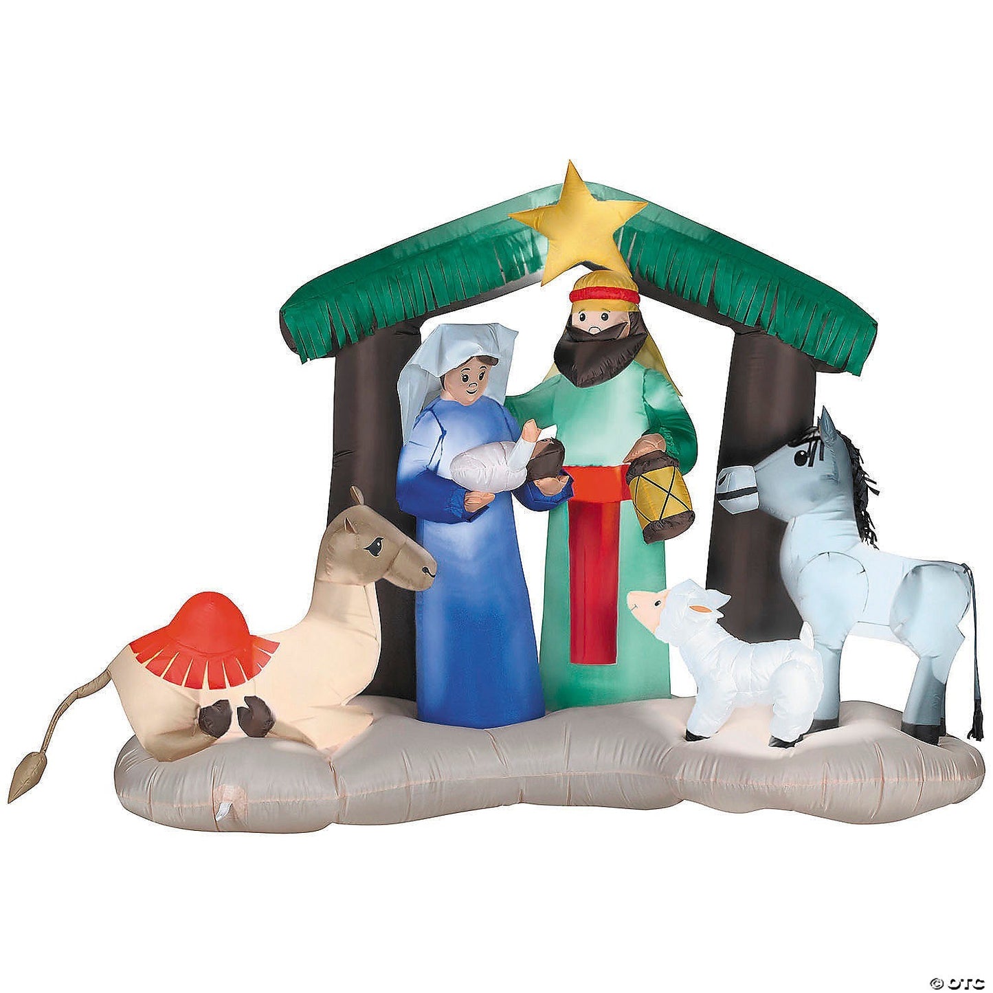 78" Nativity Scene Holy Family Manger Inflatable Christmas Outdoor Yard Decor