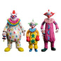 SCREAM GREATS KILLER KLOWNS FROM OUTER SPACE Fatso Slim & Shorty Figures Collect