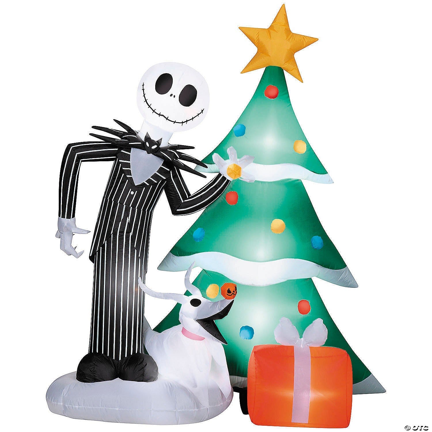 6 Ft Jack & Zero Nightmare Before Christmas Inflatable