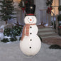 5 Ft Lighted Standing Snowman Outdoor Christmas Yard Decoration Porch Frosty