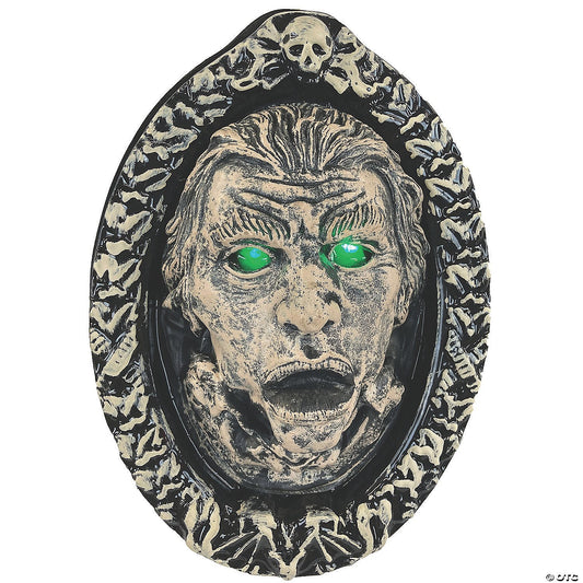 Haunted Mansion Talking Animated Portrait Mouth Moves Halloween Wall Decor Prop