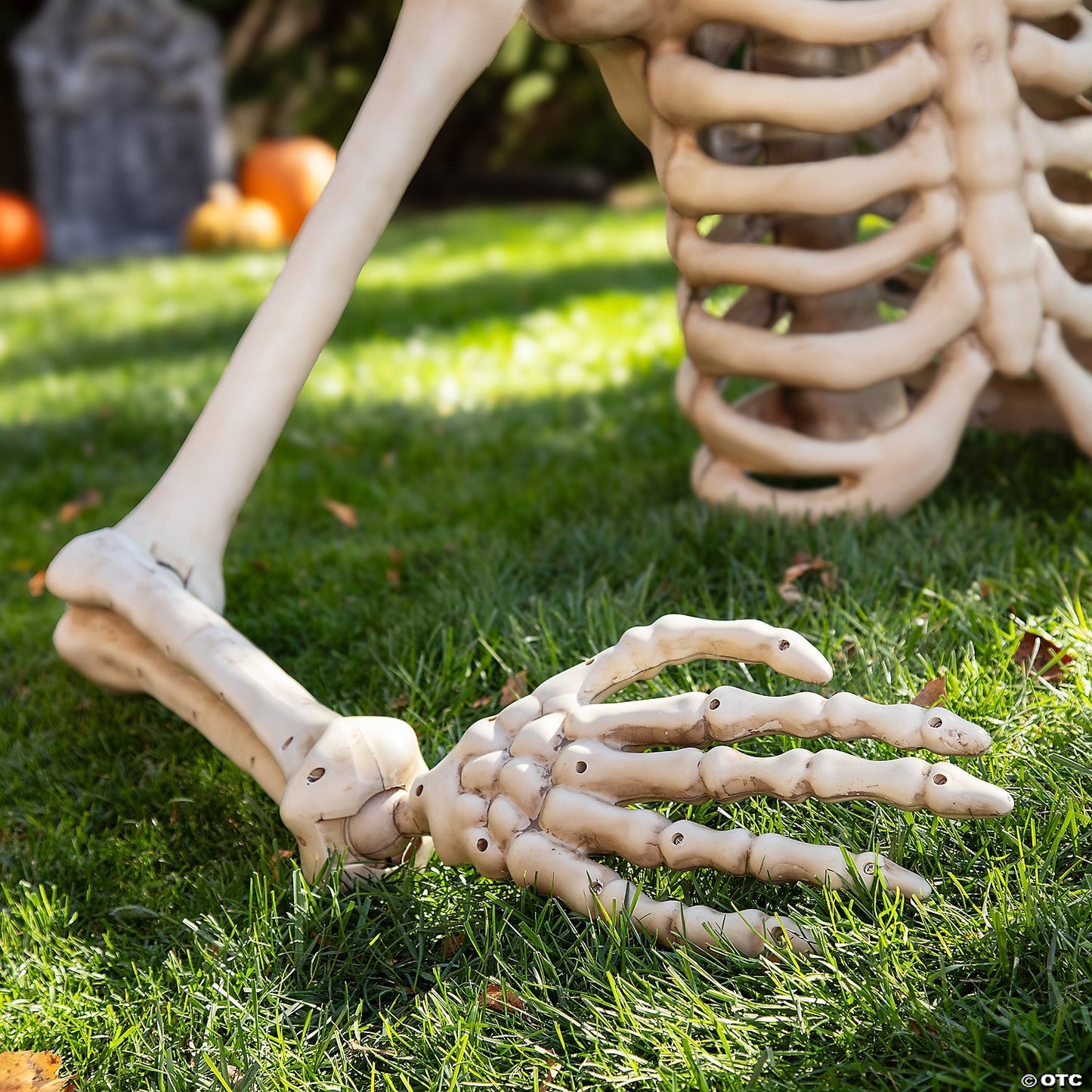 GIANT Up to 10 Ft Wide Skeleton Grave Breaker Outdoor Halloween Spirit Prop 2025