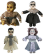 Set of 4 Haunted Dolls Animated Talking Halloween Decoration Haunt Evil Prop