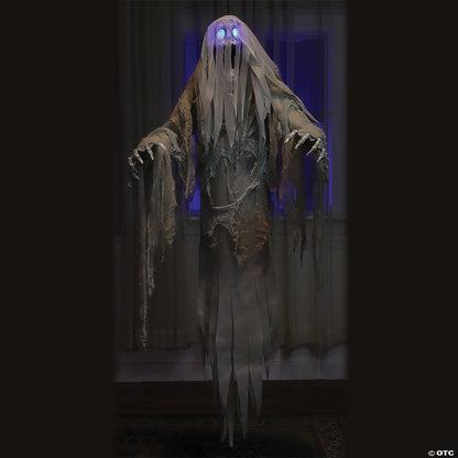 See Video! Life Size Hanging Ghost Light Sound Halloween Decoration Haunted Prop