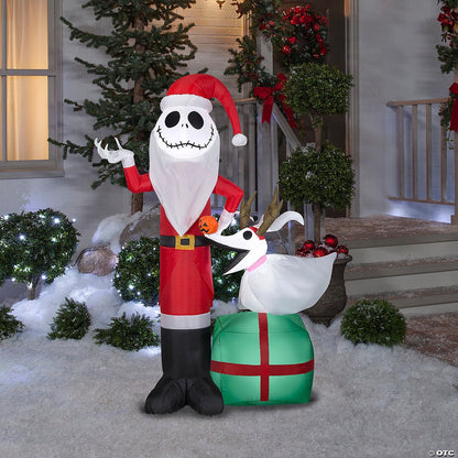 5 Ft Jack & Zero Nightmare Before Christmas Inflatable