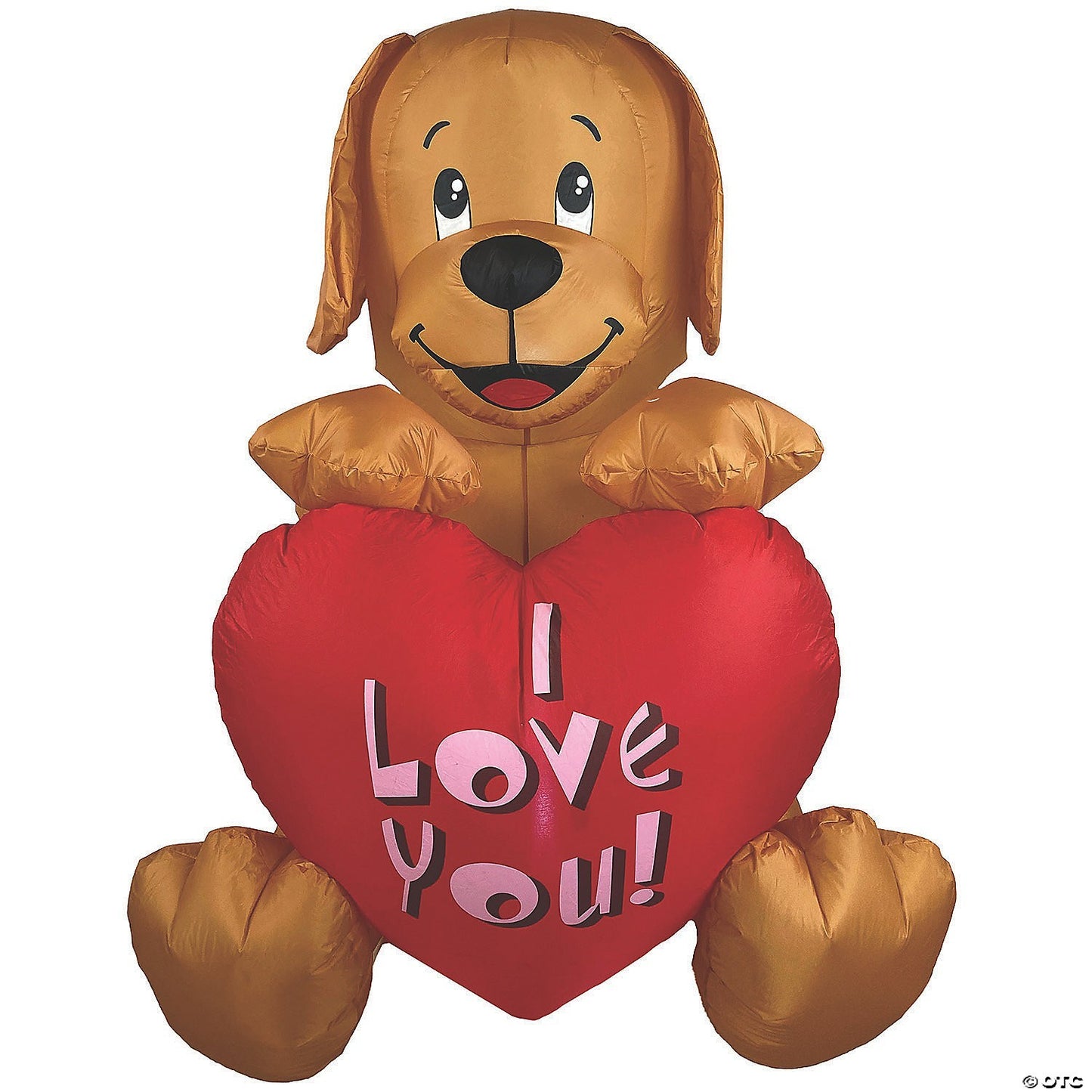 4 FT I LOVE YOU PUPPY DOG Valentines Day Inflatable Outdoor Decorations Blow Up