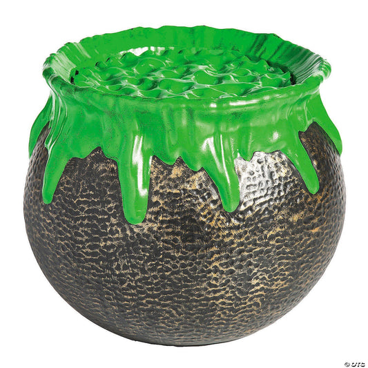 Animated Bubbling Witch Cauldron Halloween Decoration Haunted Prop Lights Sound
