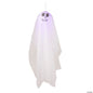 64" Light Up Smiling Ghost Lighted Halloween Outdoor Decoration Haunt Yard Prop