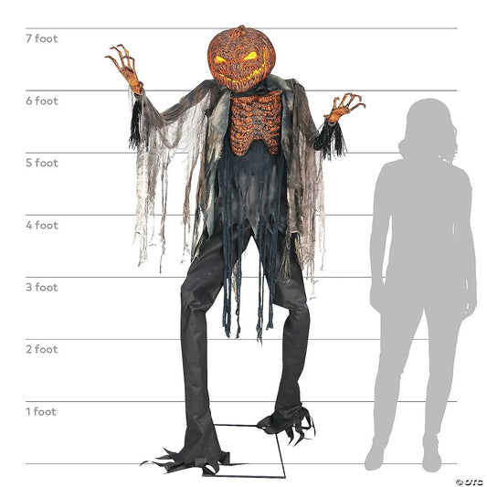 7 Ft Scorched Scarecrow